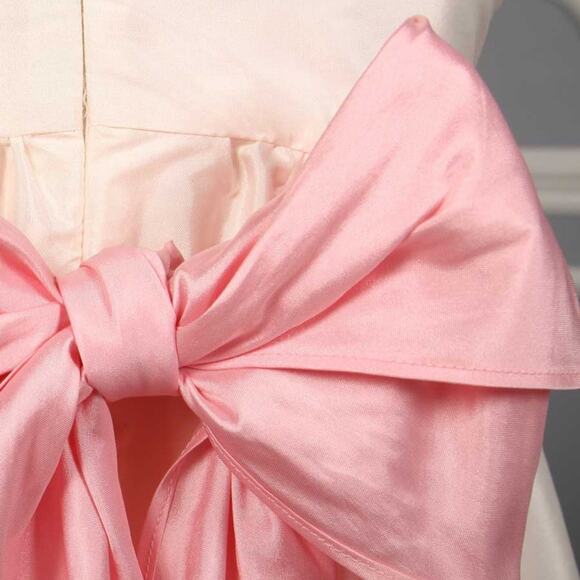 Us Angels 276L Ivory an Pink Flower Girl Dress - Picture 4 of 7